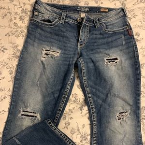 NWOT PIONEER SILVER JEANS SIZE 14 X 33 LONG